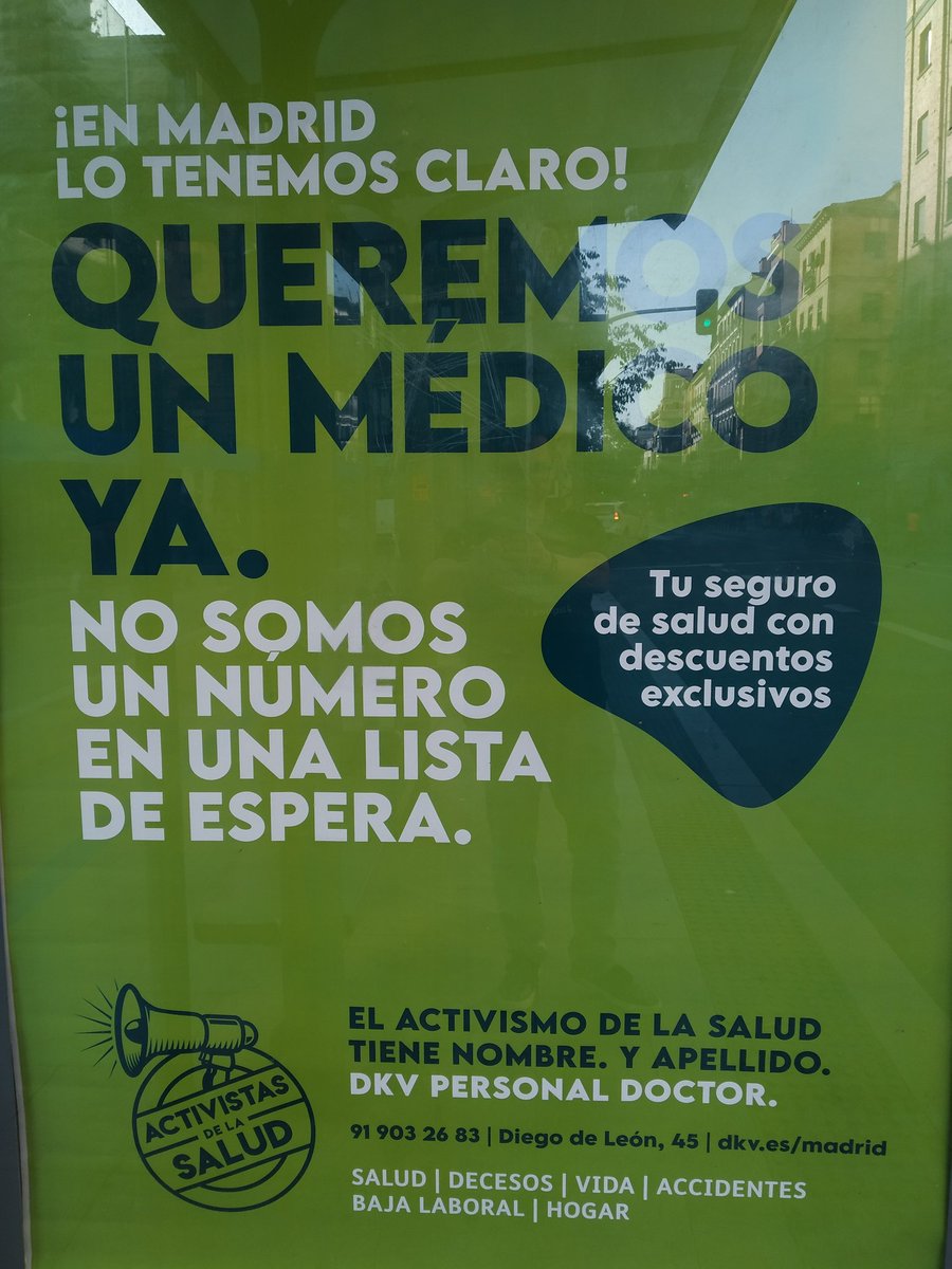 LOS ACTIVISTAS COMO NICHO DE MERCADO

Con una estética dirigida a esa persona progresista, que se moviliza por la sanidad pública y que tiene los ingresos suficientes para tener un seguro de salud privado.

Una campaña bien pensada y planteada.