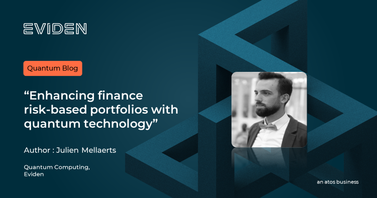 Eviden_Compute's tweet image. Discover one of the ways quantum can revolutionize finance with our newest blog: “Enhancing finance risk-based portfolios with quantum technology” by Eviden Quantum Engineer, @ JulienMellaerts. #Quantum #Quantumprogramming #Qaptiva