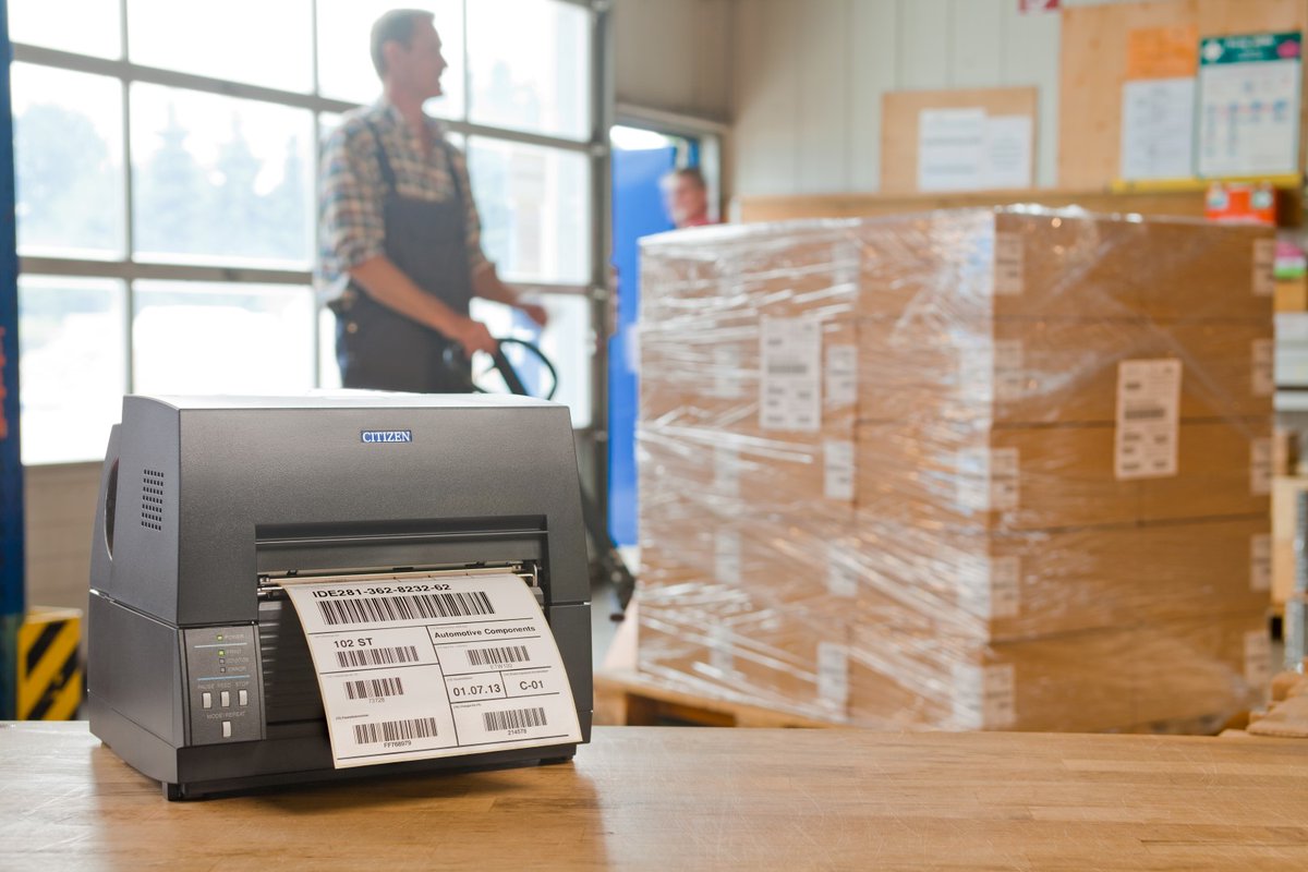 CitizenPrinters's tweet photo. Our CL-S6621 is the smallest pallet #label #printer on the market. Learn more about it here: https://t.co/GNVZs7kVZK https://t.co/Plu7RohuGw