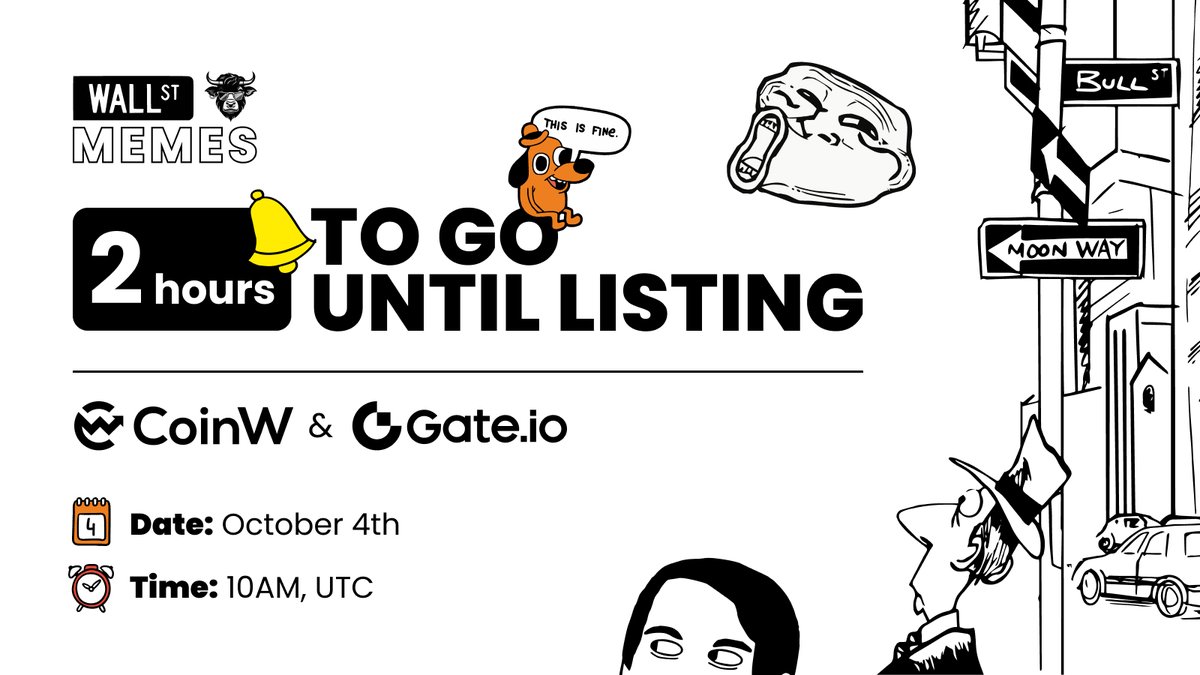 Wall Street Memes (@wallstmemes) on Twitter photo 2 HOURS TO GO, ARE YOU READY? π 
Buy now β‘οΈ  bit.ly/Twitter_WSM_BUY 2 HOURS TO GO, ARE YOU READY? π 
Buy now β‘οΈ  bit.ly/Twitter_WSM_BUY