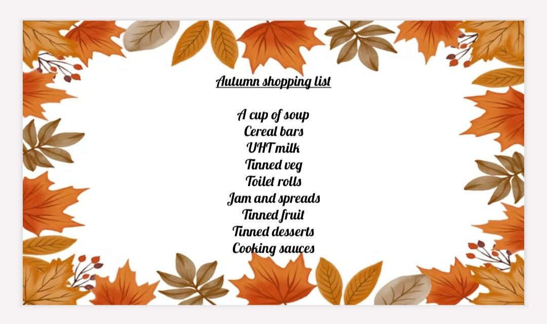 Just a gentle reminder that our Harvest collection for Start Up Stirling is on Friday 6th October. The Planet Protectors Leading and Learning group are organising the collection and have created a 'shopping list' slide for some ideas, if you are able to donate.  Thank you!