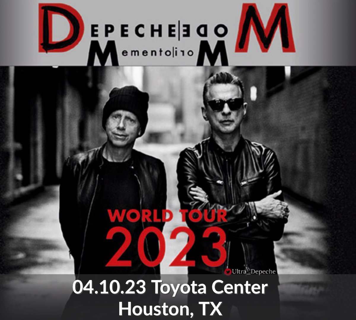 Ultra_Depeche's tweet photo. Today’s Live Show 🎶
Depeche Mode | Toyota Center, Houston, TX #MementoMoriTour #DepecheMode https://t.co/66koXcP57N