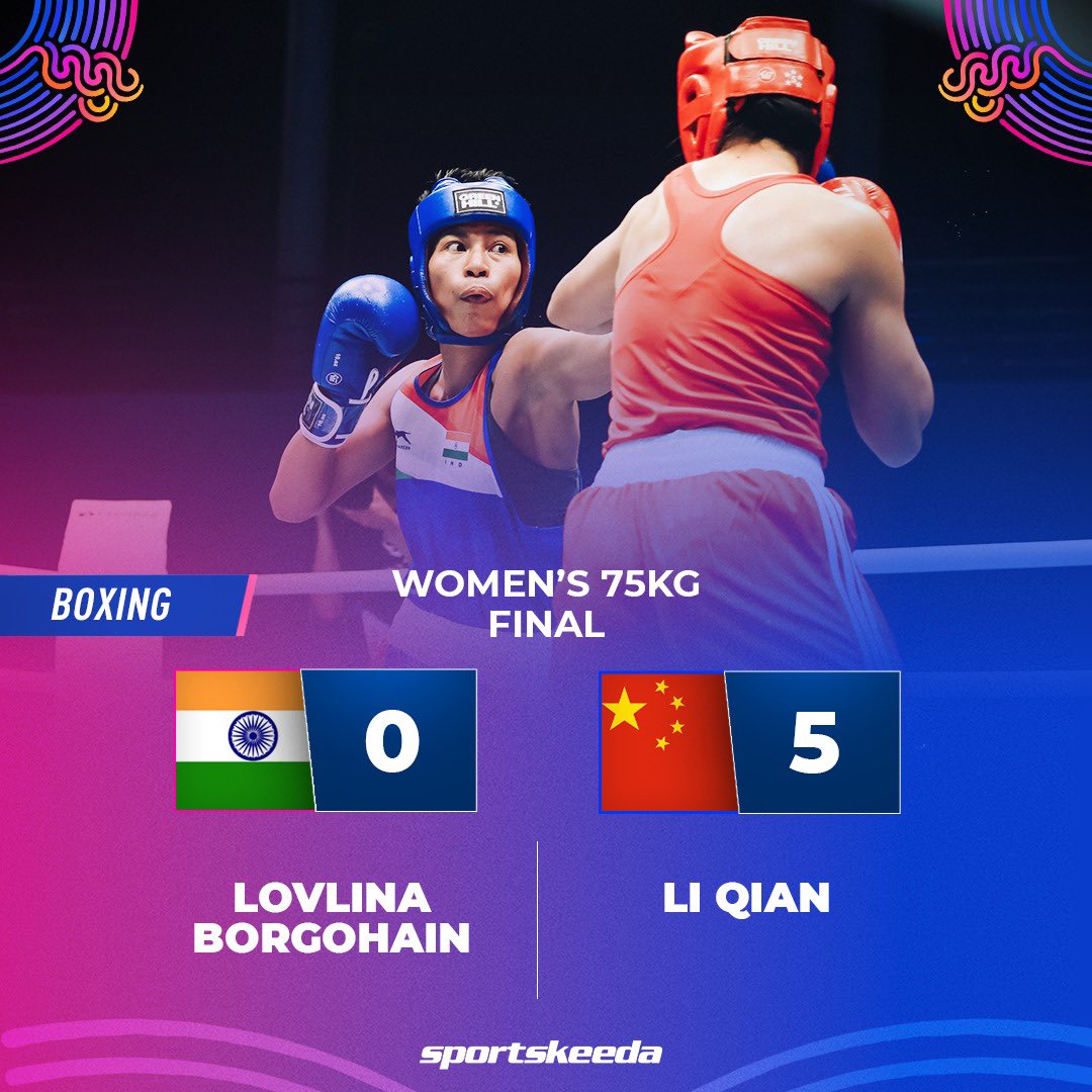 SILVER 🥈

Lovlina Borgohain returns with a 🥈 after a valiant effort in the final!

#AsianGames2022 #AsianGames #SKIndianSports #boxing