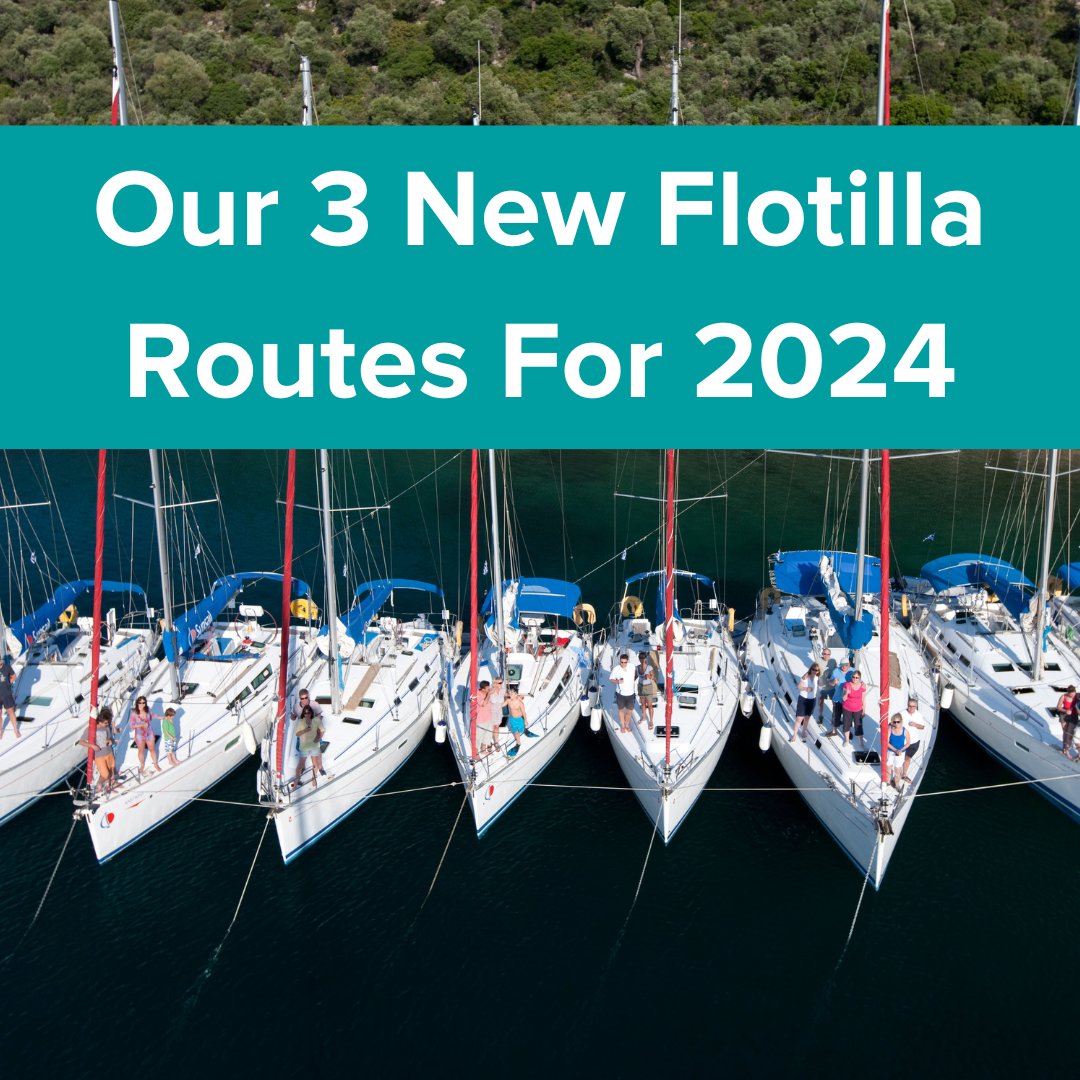 SunsailUK's tweet photo. Have you heard the news 👀
We're launching 3 new flotilla routes for 2024 to celebrate our 50th anniversary 🎉
Which one will you be joining us on? ⛵
➡️ https://t.co/Ofzhit0aJO https://t.co/WwDYFNCEfh