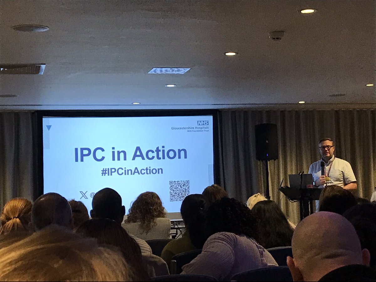 Delighted to be with @GlosIPC speaking about #SustainableHealthcare at their #IPCinAction conference. The ever brilliant @CraigBradleyRN kicking off the day.