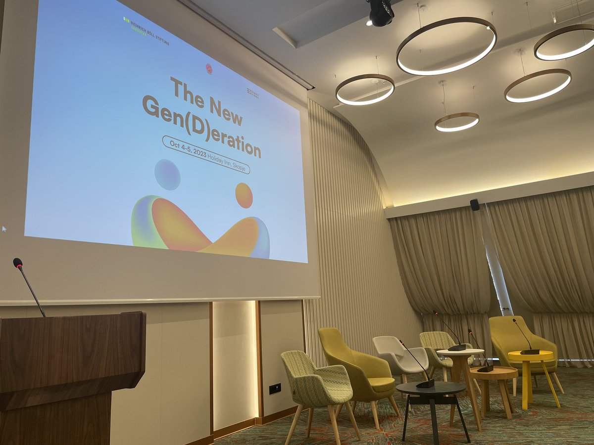 boell_gender's tweet photo. ππ½ββοΈ We are on a regional #GenderSummit in #Skopje organised by @hbs_sarajevo!
We are super excited to learn, connect and hear each other in a meaningful way! π₯°
#TheNewGenDeration https://t.co/kyRvdU6bBO