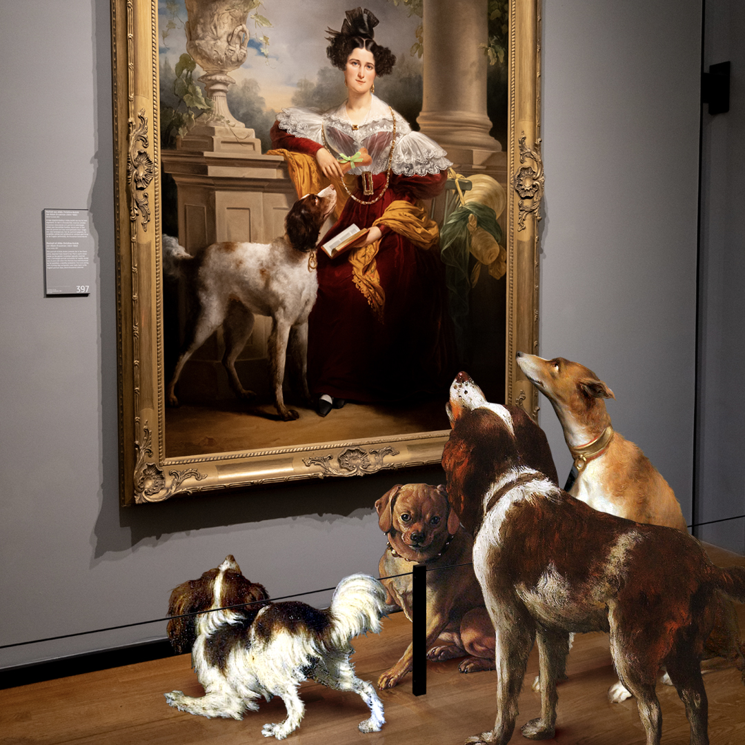 Woof-woof! 🐕🐩🐶 To celebrate #WorldAnimalDay, Alida Christina Assink hands out dog biscuits to the charming painted dogs from the Rijksmuseum's collection. 🦴🐾

🚨  rijksmuseum.nl/en/collection/…

#dierendag