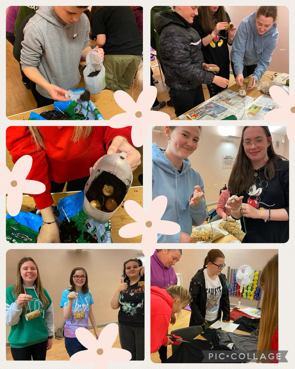 climate_nl's tweet photo. We visited @9thAirdrie to get them involved in some eco crafts and a #climate quiz. The birds will enjoy the toilet tube bird feeders &amp; we can’t wait to see the milk bottle bulb planters bloom in spring! Everyone made a tote bag from an old T-shirt too 👏🏻 @JenLafferty2 https://t.co/aLOnCFJobK