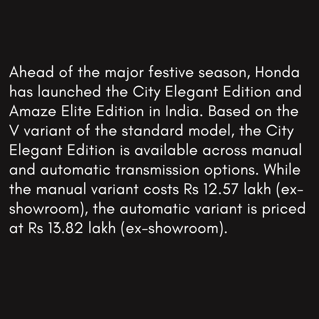 odmag's tweet image. Swipe 👈🏻 to read the story.
Click on the 🔗 overdrive.in/news-cars-auto…

@hondacarindia #honda #hondaamaze #hondacity #eliteedition #carnews #automotivenews #overdrive