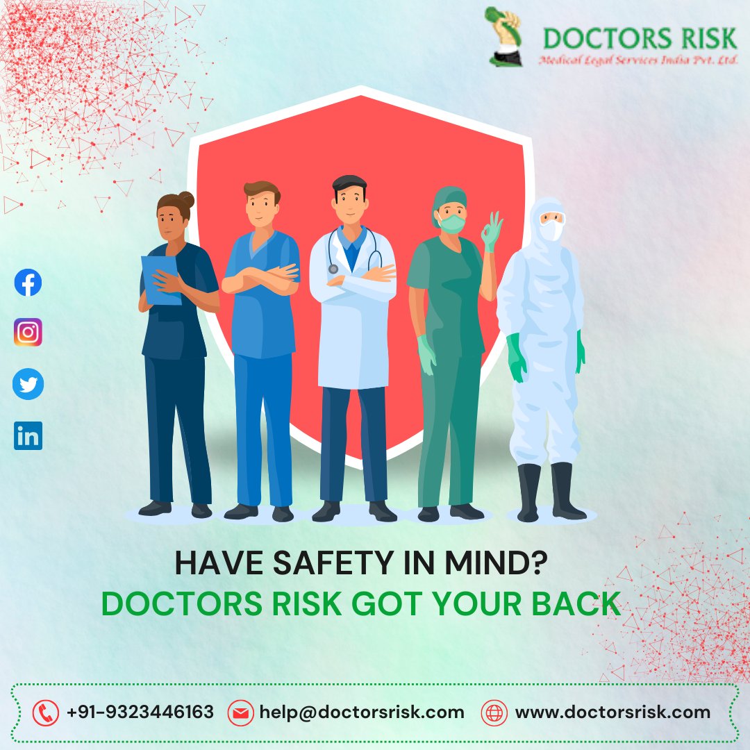doctorsrisk05's tweet photo. Doctor Risk Got Your Back in any Critical Situation. We'll Always Available there for the medical fraternity to protect your medical profession.
#doctorsrisk #risk #doctors #insurance #insuranceagency #MedicoLegalExpert #MedicoLegal #PolicyforDoctors #india #Legal #Protection https://t.co/jioXQNPYKA