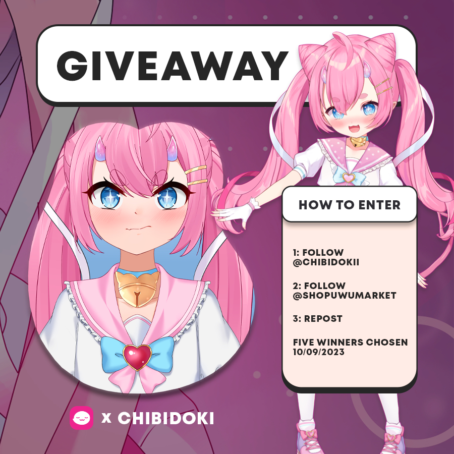 chibidokii's tweet image. 💕HEY YOU~! WANNA SQUISH MY HEAD?! ✨

im giving away FIVE chibidoki forehead mousepads~
(that's right, the head is squishy instead of the booba!)

💖to join, follow me + @shopuwumarket + retweet!