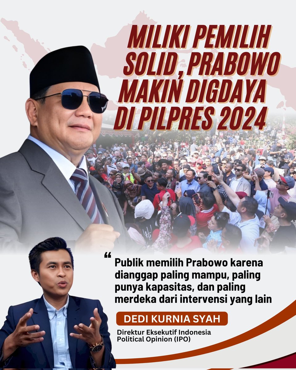 jelaslah, capres pilihan rakyat 👍🏻
#PrabowoUnggul
wartakota.tribunnews.com/2023/10/02/sur…