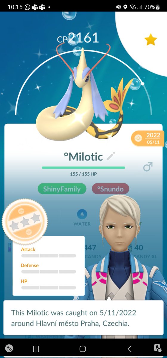 JoseRob87's tweet photo. @8BitCR Este mi fuertísimo preciado Milotic Shiny 0%, llevo jugando desde que empezó el juego y no tengo ni un shiny 100% y me va saliendo uno totalmente al contrario. https://t.co/cCbeO9zFsu