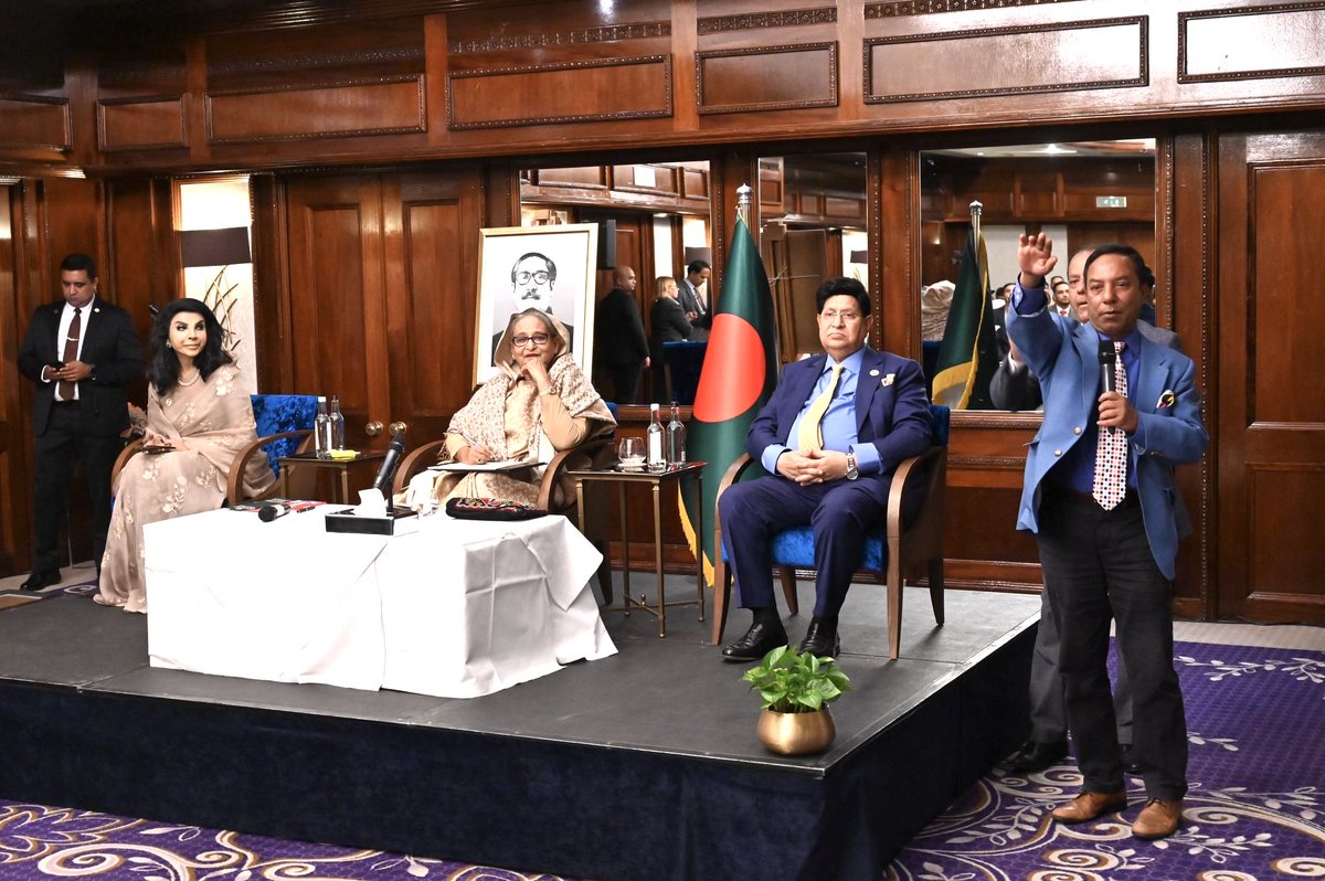 Khasruz Zaman (@khasruzzaman7) on Twitter photo I am proud to be able to present the London Bangladeshi Health Partnership with the Prime Minister and the Foreign Minister of Bangladesh yesterday.<a href="/louisechicks1/">Professor Louise Hicks</a><a href="/NHSBartsHealth/">Barts Health</a><a href="/atabraham/">Ajit Abraham</a> <a href="/NeilAshman9/">Neil Ashman</a><a href="/AfsanaSalik/">A. S</a> <a href="/Riyad_SRPharmS/">Riyadul Karim Insta: riyadkarim</a> I am proud to be able to present the London Bangladeshi Health Partnership with the Prime Minister and the Foreign Minister of Bangladesh yesterday.<a href="/louisechicks1/">Professor Louise Hicks</a><a href="/NHSBartsHealth/">Barts Health</a><a href="/atabraham/">Ajit Abraham</a> <a href="/NeilAshman9/">Neil Ashman</a><a href="/AfsanaSalik/">A. S</a> <a href="/Riyad_SRPharmS/">Riyadul Karim Insta: riyadkarim</a>