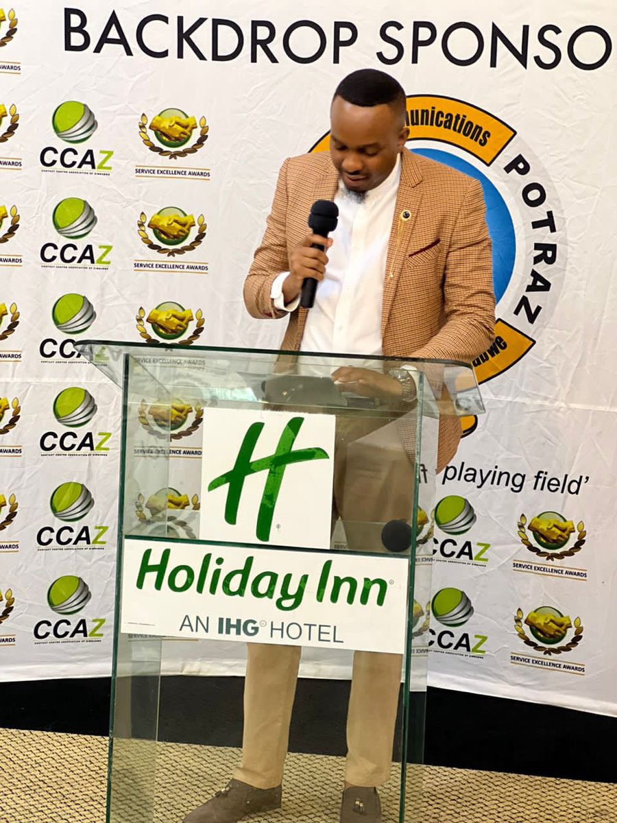 CCAZ2's tweet image. Southern Region Board Member Honourable Jermaine Chapfiwa giving opening remarks at the Customer Experience Luncheon as we celebrate the customer service week !
#teamservice
#customerexperience
#ccaz