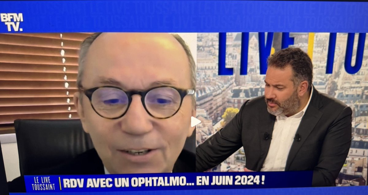 Interview avec @bruce_toussaint sur l'accès aux soins sur <a href="/BFMTV/">BFMTV</a>