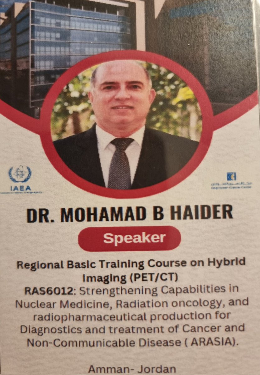 mbhaidar's tweet image. for exceptional organization and hospitality as well as for the outstanding scientific program, and to Dr. Enrique Lobato Astrada for collaborating with experts Dr. Juliano Cerci and Dr. Gopinath Gnanasegaran in this remarkable event.&quot;
#AUBMC
#KHCC 
#ARASIA 
#IAEA