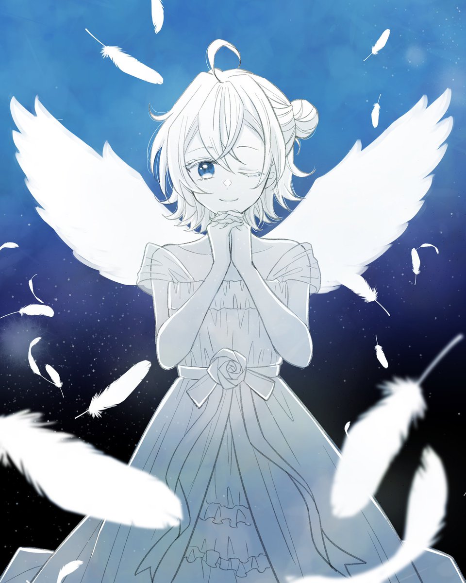 「天使の日と聞いて」|村崎ユカリ🌟第2巻発売中のイラスト