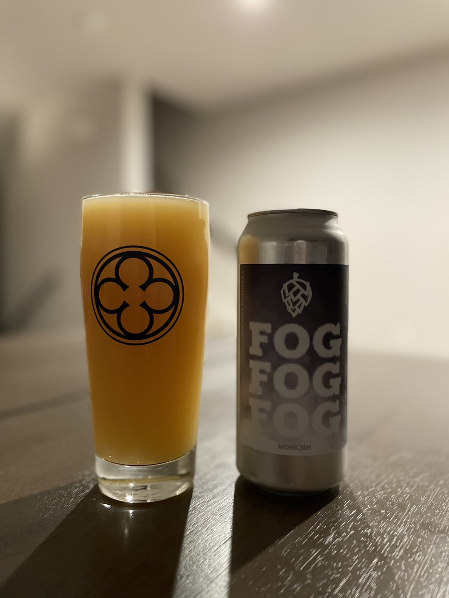 dan24up's tweet image. Best triple IPA in 2023 @monkishbrewing  #properglassware #hazyipa #beersnob #monkish
