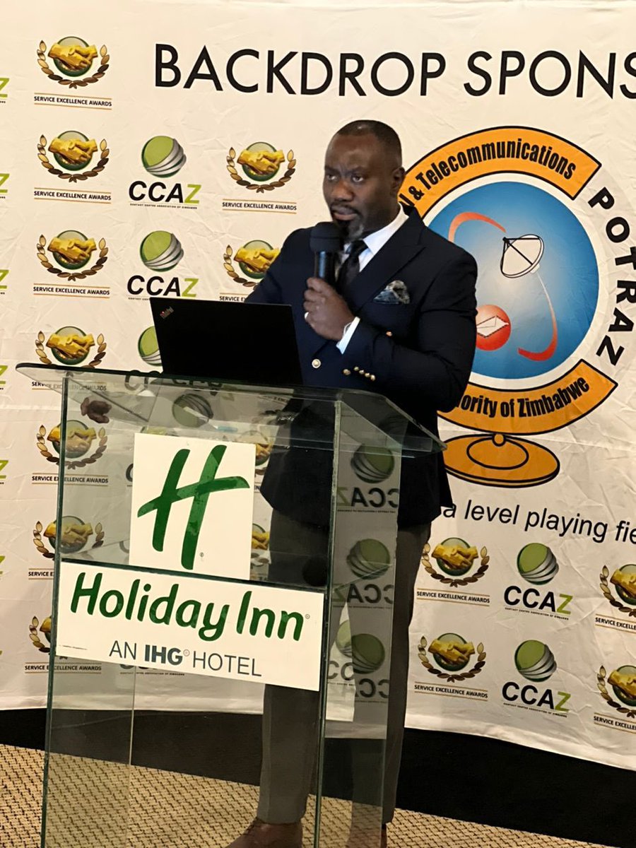 CCAZ2's tweet image. Souther Region Board Chairman Mr Heresy Herry unpacks the customer service week at the Customer Experience Luncheon in Bulawayo 
#teamservice
#customerexperience
#ccaz