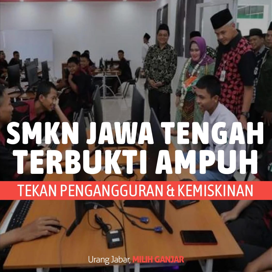 Mengurangi PENGANGGURAN dan KEMISKINAN itu mesti dengan cara2 CERDAS, bukan dengan sekadar MAKAN GRATIS

Pendidikan adalah investasi terbaik untuk mengatasi kemiskinan. Dengan pendidikan, anak2 bisa mengubah nasib keluarga mereka

#GanjarPresiden