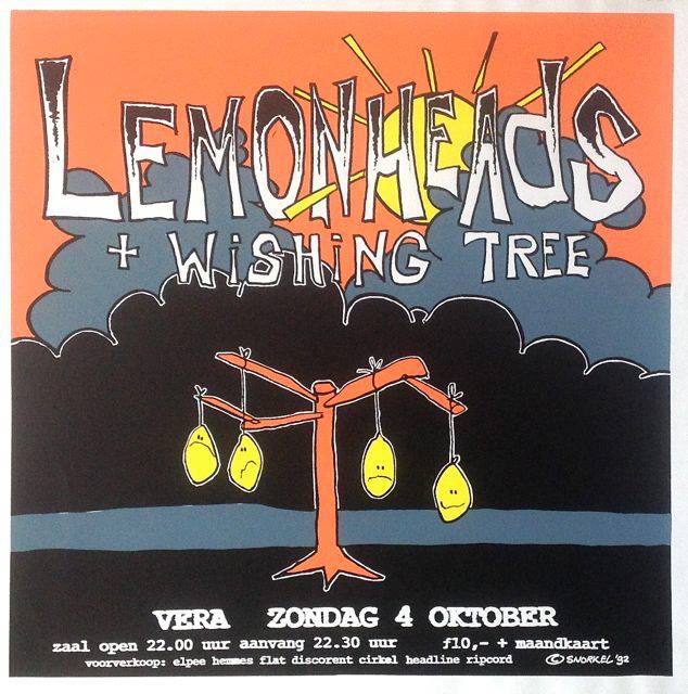 WhipsterTheBand's tweet image. Op deze dag, 31 jaar geleden: Wishing Tree in het voorprogramma van The Lemonheads in Vera, Groningen. #WishingTree #Lemonheads #Vera