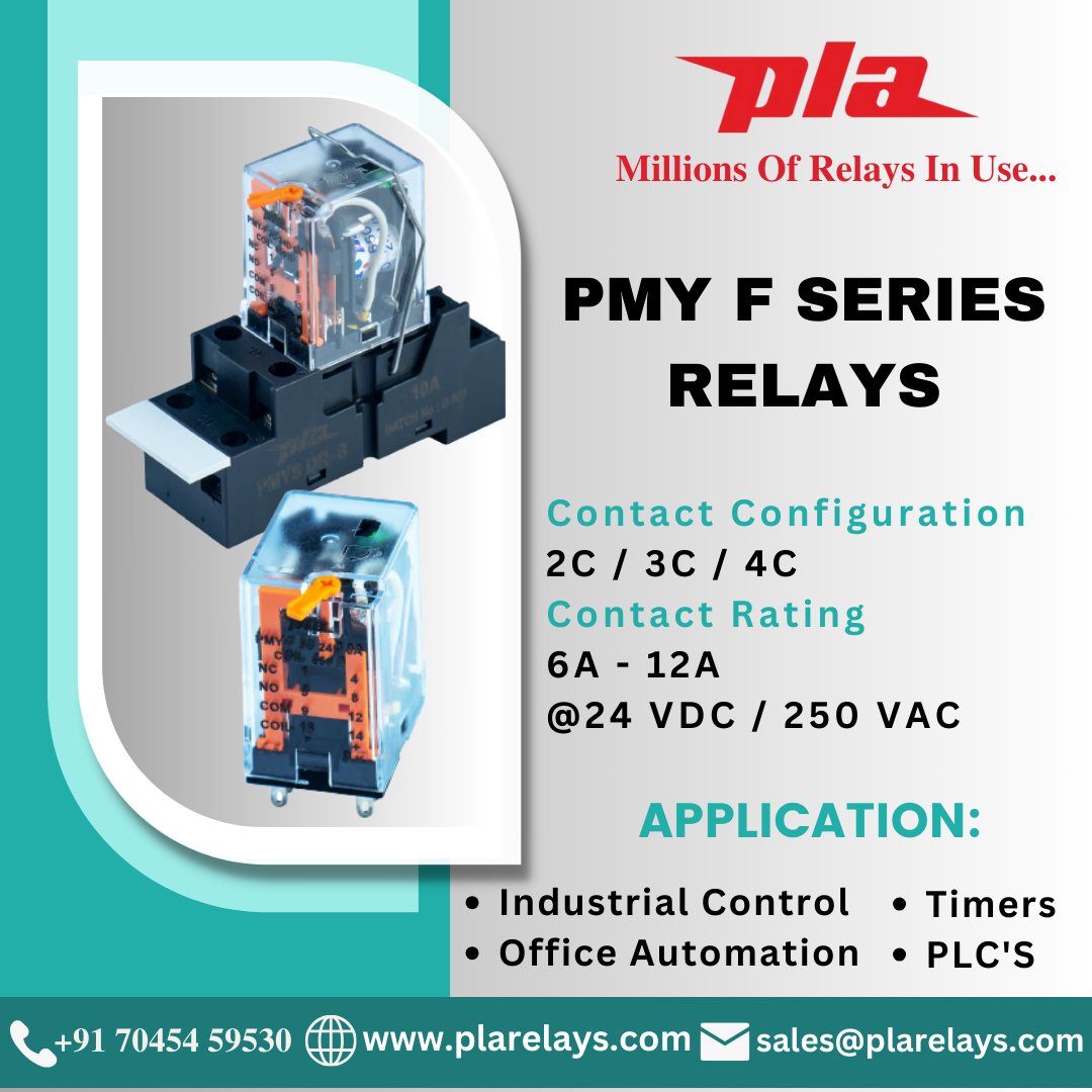 PlaRelays's tweet photo. Reliable Electro-mechanical Relay with Din Rail Socket for Industrial Applications..
MPCN Series Relays
#electromechanicalrelays #industrialautomation
#controlsystems
#electricalengineering
#relaypanel #electricalcomponents
#SwitchingSolutions #industrialelectronics
#controlpanel https://t.co/g9oUXHiNVi