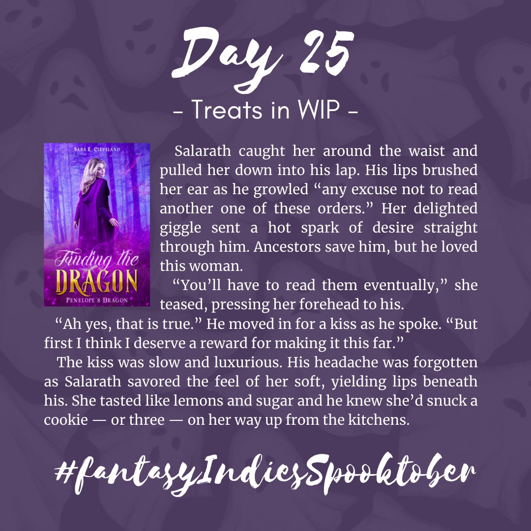 #FantasyIndiesSpooktober This snippet references Penelope's favorite cookies, but I also think the scene itself is a treat (even if I've shared it a million times because it's one of my favs). Hosts: @ChesneyInfalt @LydiaVRussell