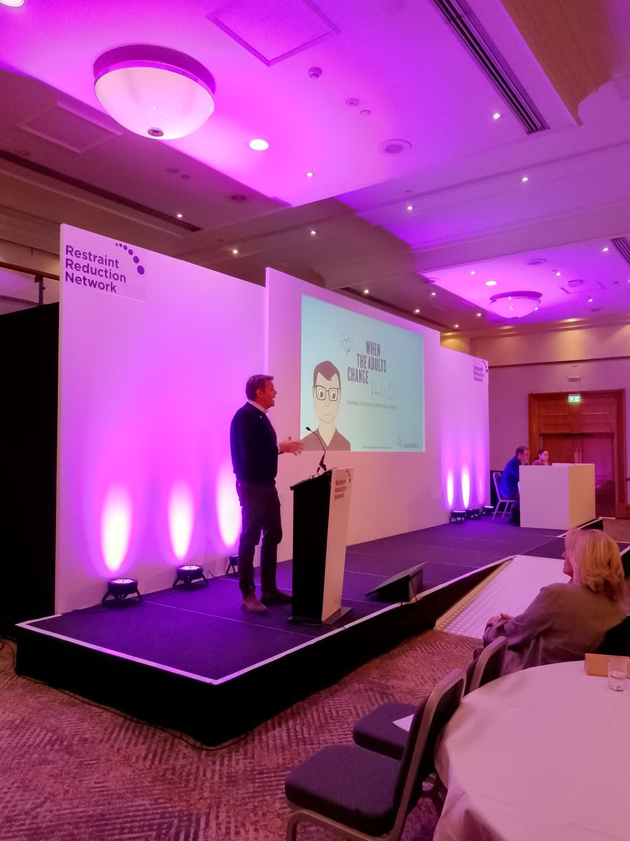 theRRNetwork's tweet photo. Our first speaker today is the wonderful @pauldixtweets starting us off with a frank discussion of the way discipline is used in schools and the cruelty that often goes unaddressed

 #RRNConf23 https://t.co/vsWRUwNVGe