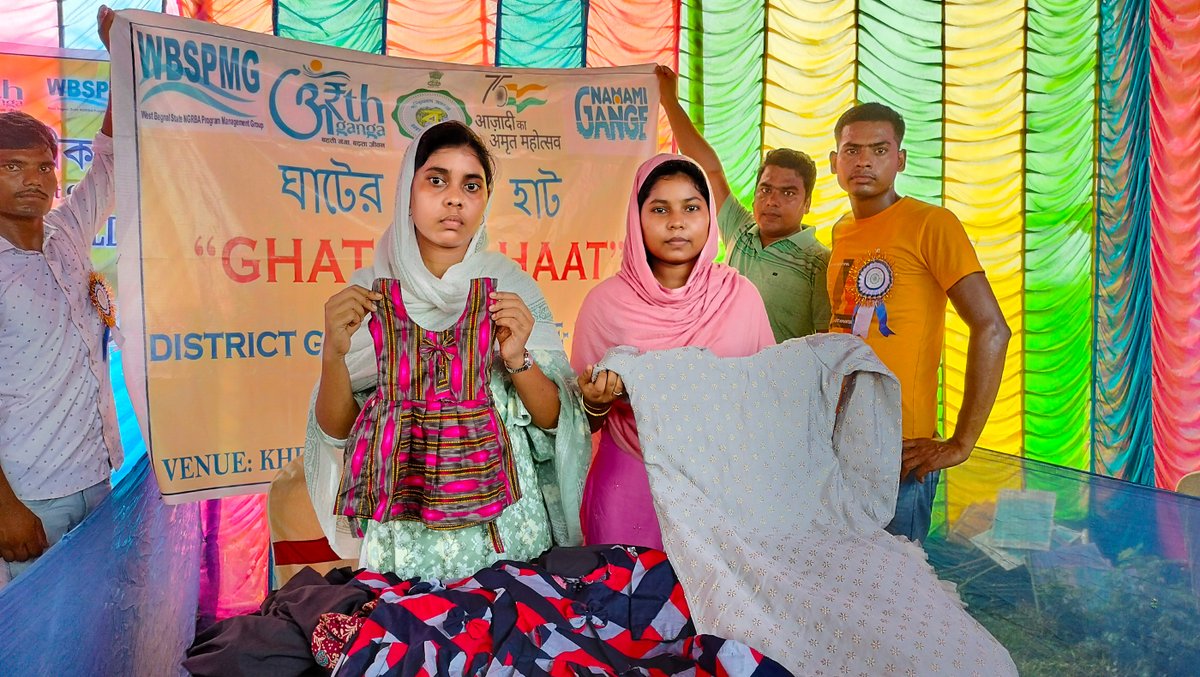 Ghat pe Haat Campaign has been organized by Malda District Ganga Committee