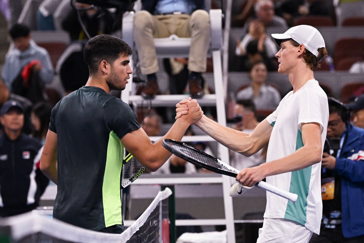 Congratulations and good luck in the final <a href="/janniksin/">Jannik Sinner</a>! 🤝🏻 Great match! Next stop: Shanghai! Thanks for the support! ✈️ 

📸 Getty