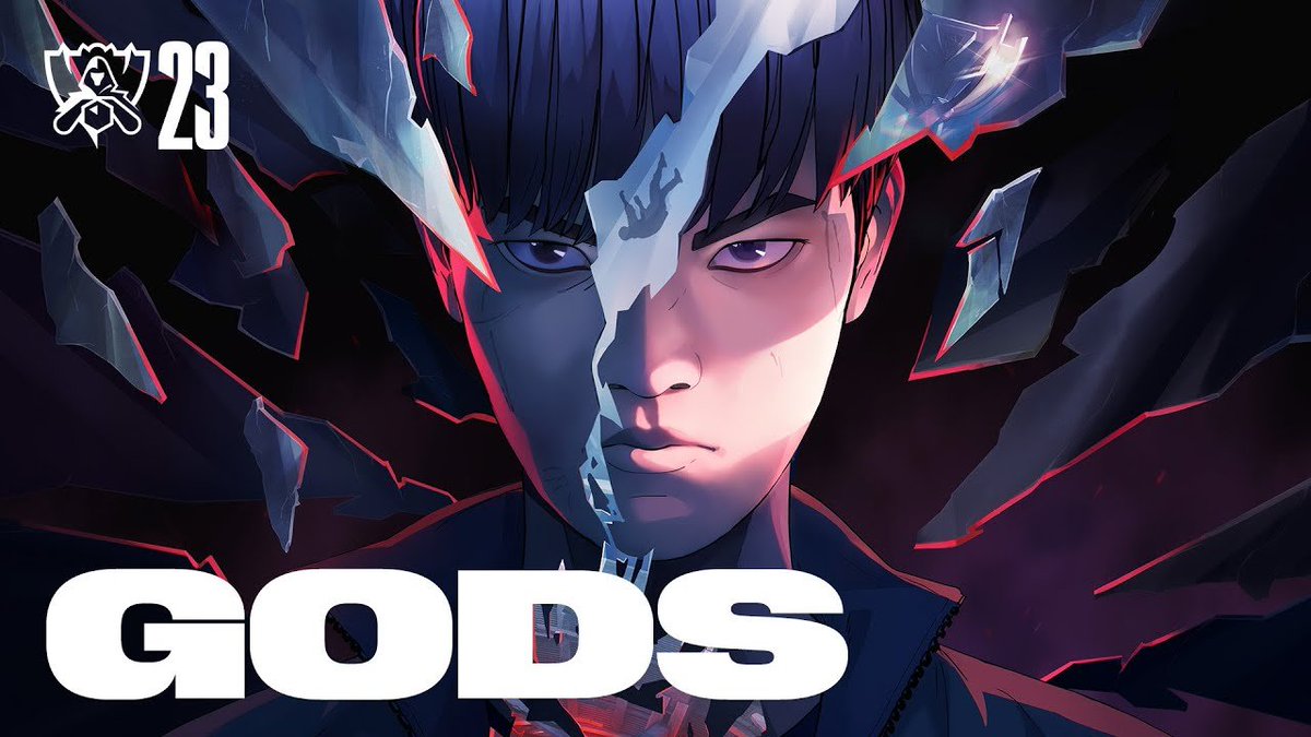 「Die #Worlds2023 Hymne "GODS" ft.  ist je」|League of Legends DEのイラスト