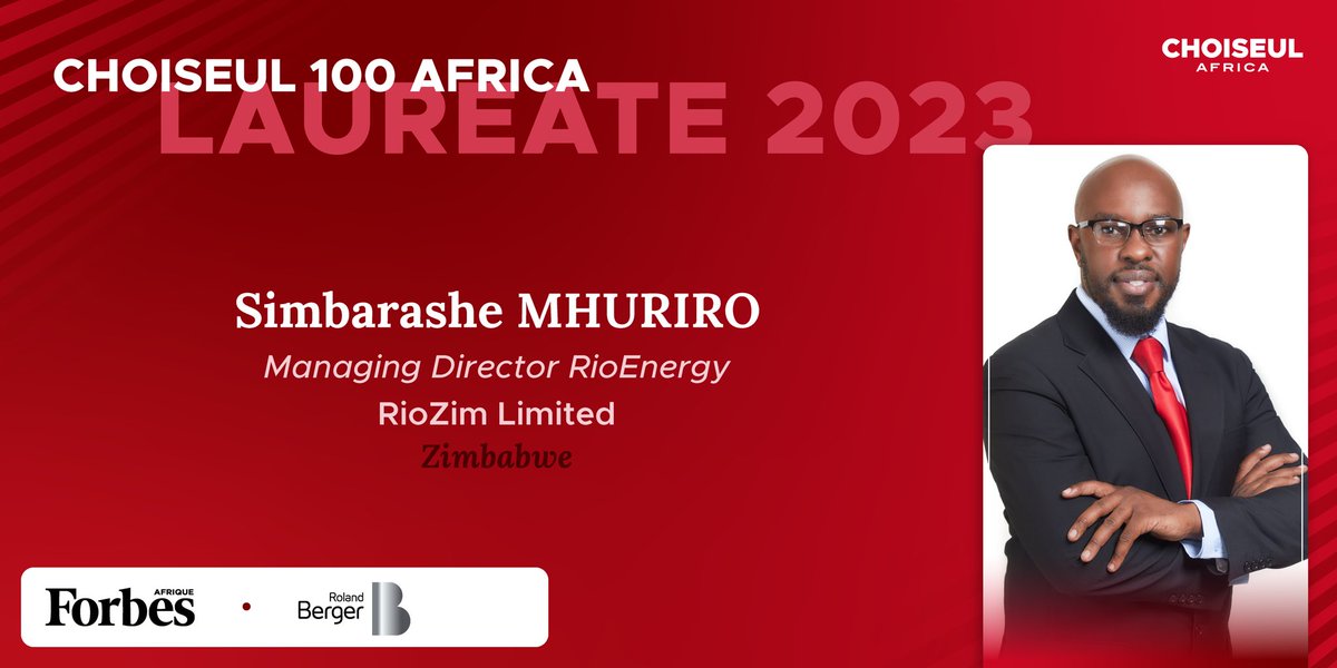 Thrilled to be selected in the #Choiseul100Africa ranking among young African leaders playing a major role in the economic of the continent. @instchoiseul highlights decision-makers aged 40 & under bringing Africa to its highest level of economic, societal & cultural development.