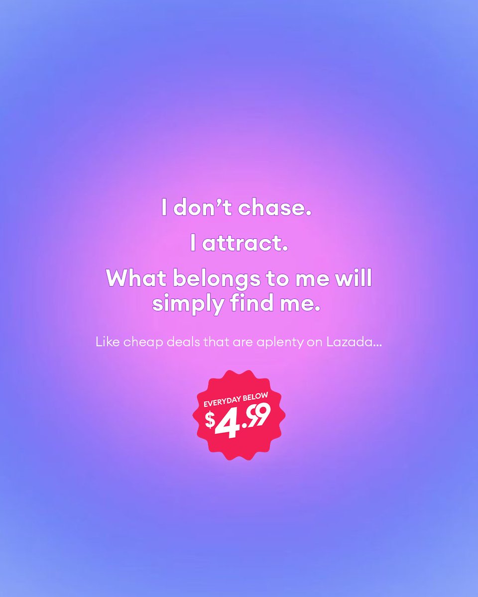 LazadaSG's tweet photo. I mean .. this post did find itโs way to you.
https://t.co/6j7ISn39Za
#LazadaSG #EverydayBelow499 #LazSaveMoney https://t.co/CsDxj0Oq3Y