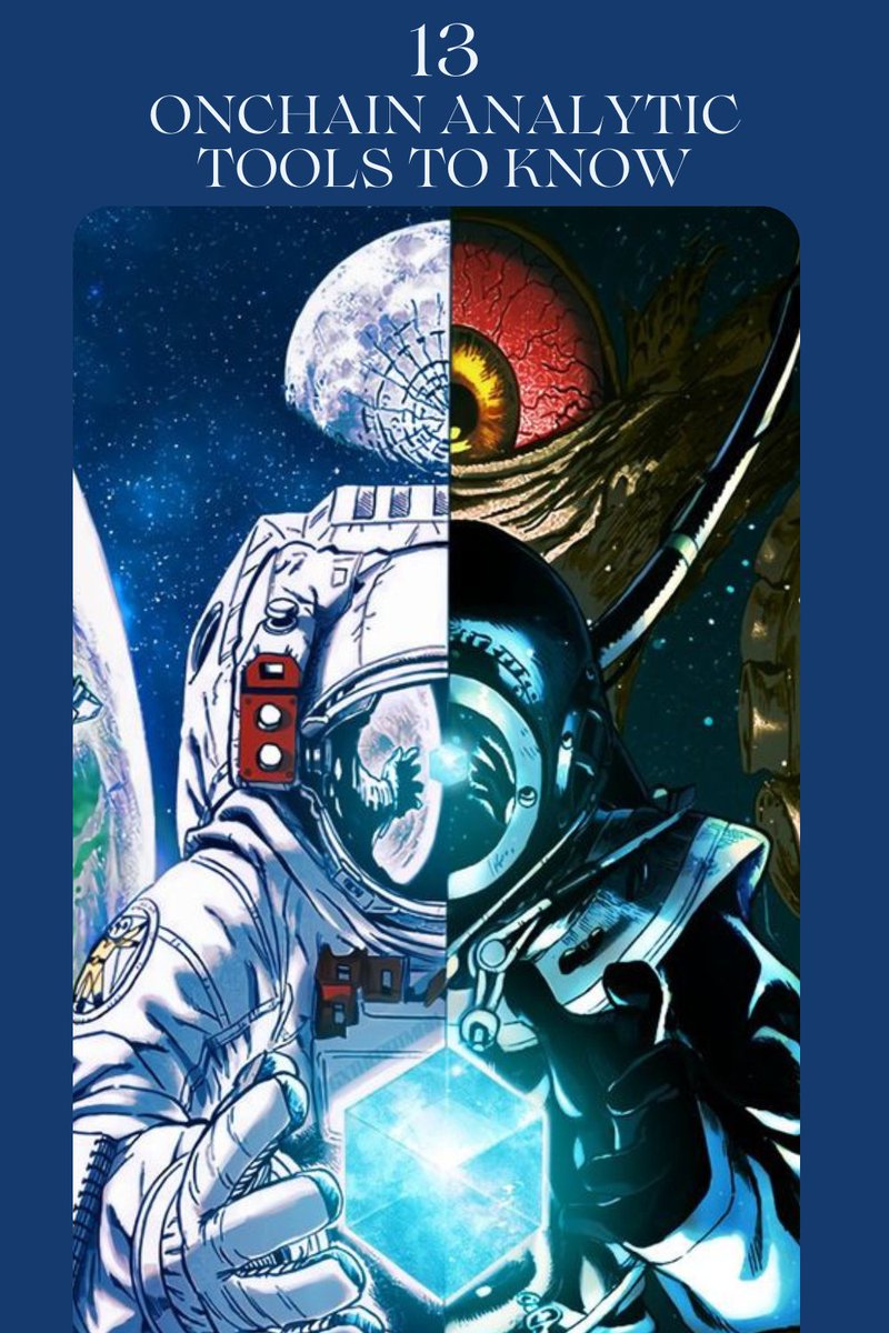 Throughout this year, I've come across several crucial tools for on-chain analysis.

Each one contributes to the trading process in its unique way, and I've personally found them to be quite beneficial in my own trading journey.

→ These platforms offer features such as:

🔹