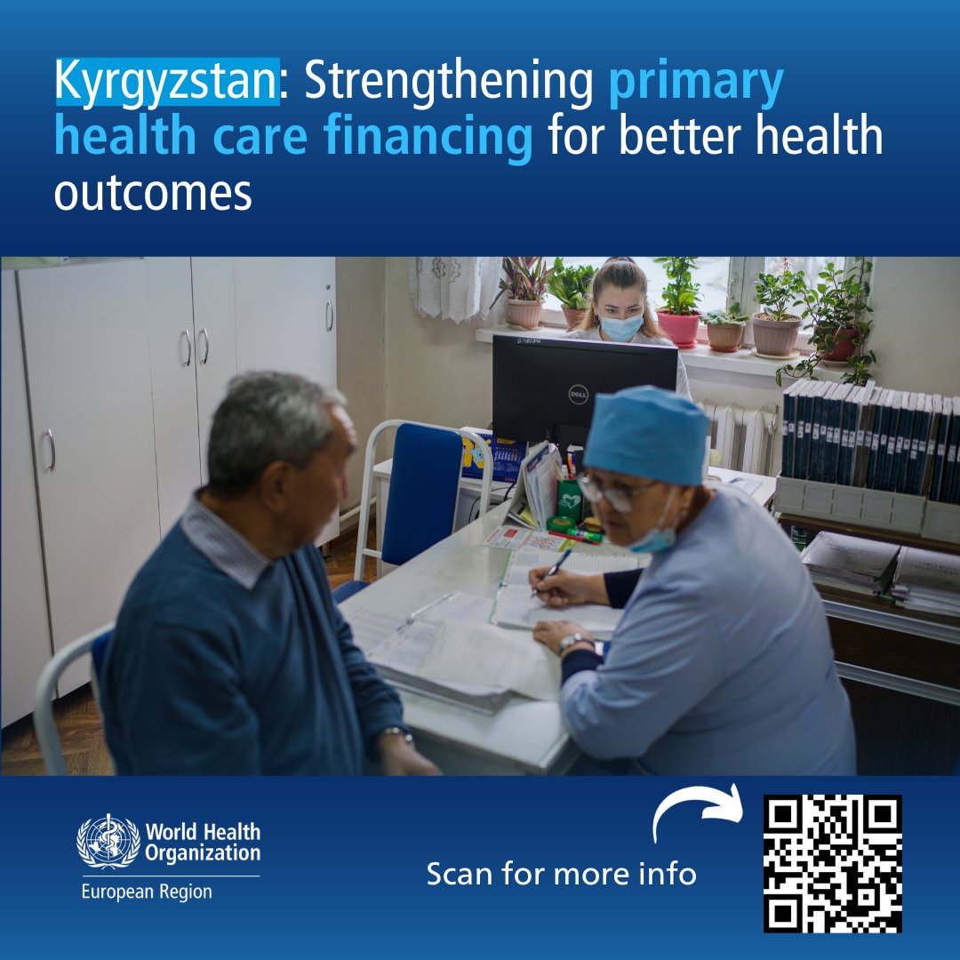 WHO/Europe (@who_europe) on Twitter photo Kyrgyzstan is on a journey to reform its #HealthSystem, focusing on universal access to #PrimaryHealthCare.
Discover key insights from the latest <a href="/WHO/">World Health Organization (WHO)</a> report on strengthening #PHC financing for better #health outcomes: tinyurl.com/webky Kyrgyzstan is on a journey to reform its #HealthSystem, focusing on universal access to #PrimaryHealthCare.
Discover key insights from the latest <a href="/WHO/">World Health Organization (WHO)</a> report on strengthening #PHC financing for better #health outcomes: tinyurl.com/webky