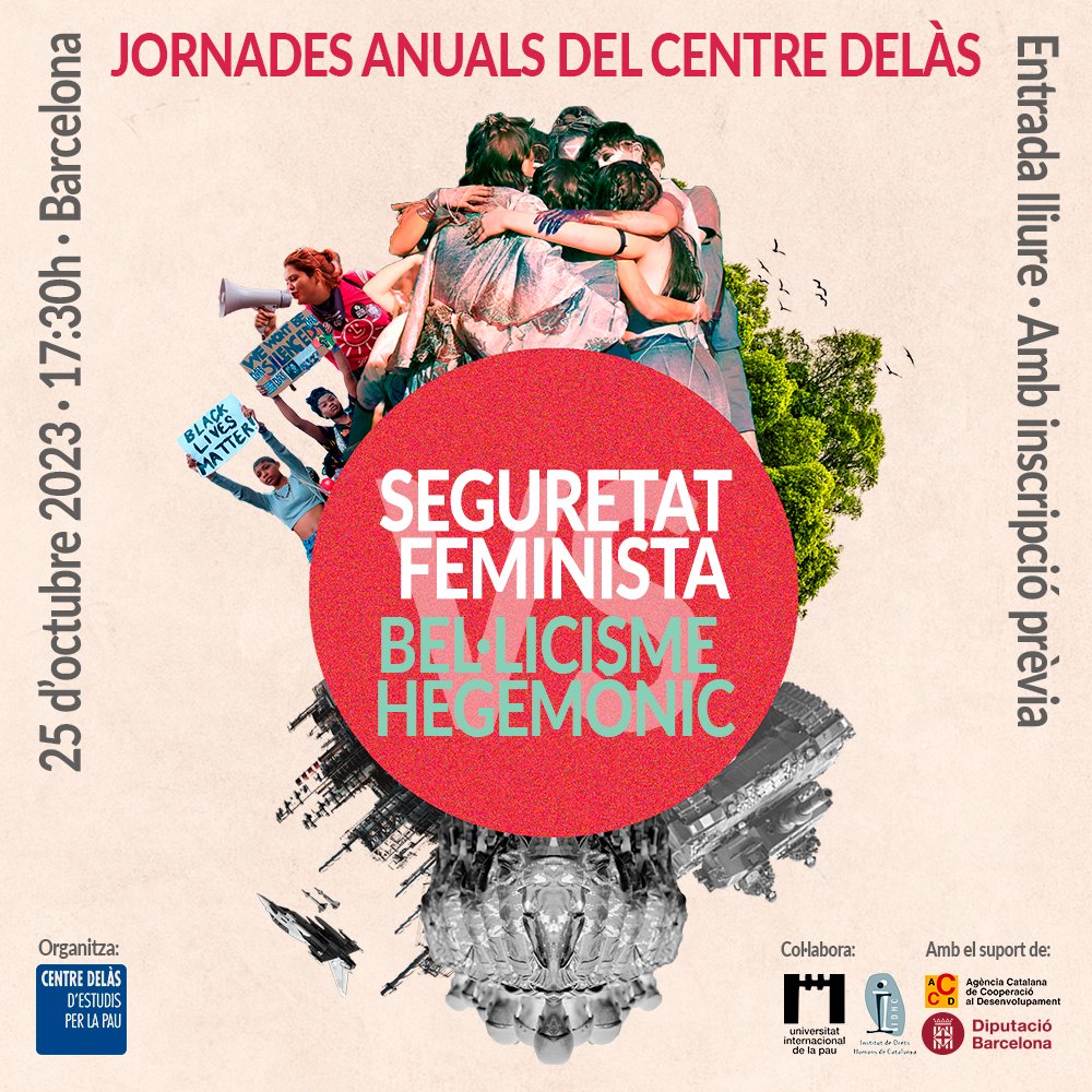 Centre Delàs (@centredelas) on Twitter photo El miércoles 25Oct tendremos la oportunidad de escuchar a <a href="/DrLauraEsq/">Laura Sjoberg</a>, profesora de la @GenderRHUL en la <a href="/RoyalHolloway/">Royal Holloway</a> University de Londres, una de las voces expertas en estudios de género y seguridad más reconocidas internacionalmente.
✍️Inscríbete: centredelas.org/agenda/jornade… El miércoles 25Oct tendremos la oportunidad de escuchar a <a href="/DrLauraEsq/">Laura Sjoberg</a>, profesora de la @GenderRHUL en la <a href="/RoyalHolloway/">Royal Holloway</a> University de Londres, una de las voces expertas en estudios de género y seguridad más reconocidas internacionalmente.
✍️Inscríbete: centredelas.org/agenda/jornade…