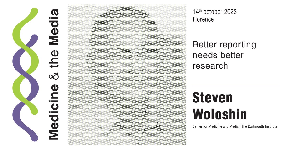 ilpensiero's tweet image. A Medicine &amp;amp; The Media sarà con noi anche Steven Woloshin, che da anni lavora per migliorare la comunicazione in ambito medico cercando il modo migliore per rendere accessibili le evidenze.
#MedAndMedia

👉La partecipazione è gratuita, basta registrarsi: bit.ly/medicinemedia