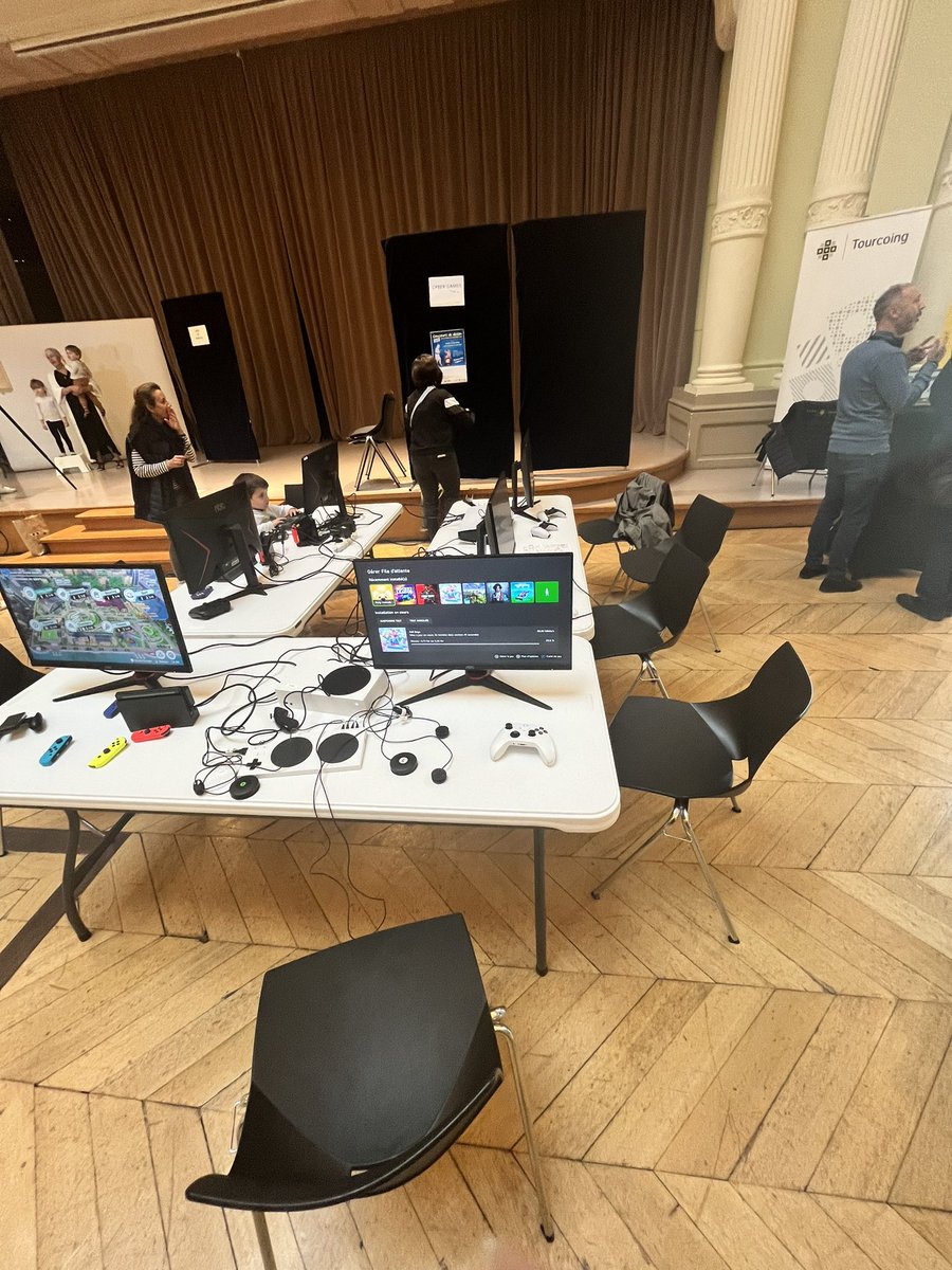 Un grand merci à la ville de Tourcoing de nous permettre de promouvoir le jeu vidéo adapté  pour les personnes en situation de handicap ! 💪 

#tousgamers