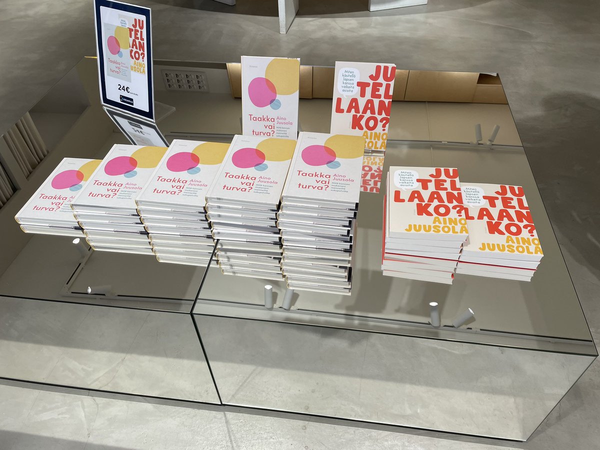 Eilen juhlittiin #taakkavaiturva <a href="/Kirjapaja/">Kirjapaja</a> kirjani julkkareita. Odotan jännityksellä lukijapalautetta.