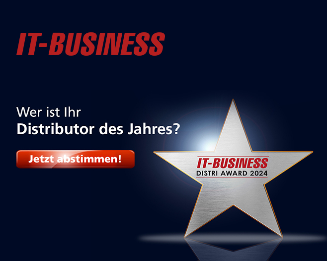 Wer ist Ihr »Distributor des Jahres« ?

Bis zum 13.10. haben Sie noch die Möglichkeit,
Ihre Stimme abzugeben und Ihren Favoriten zu wählen.
Unter allen Teilnahmeberechtigten werden zudem tolle Preise verlost!

Wir freuen uns über Ihre Stimme!

⬇️

it-business.de/distri-award/