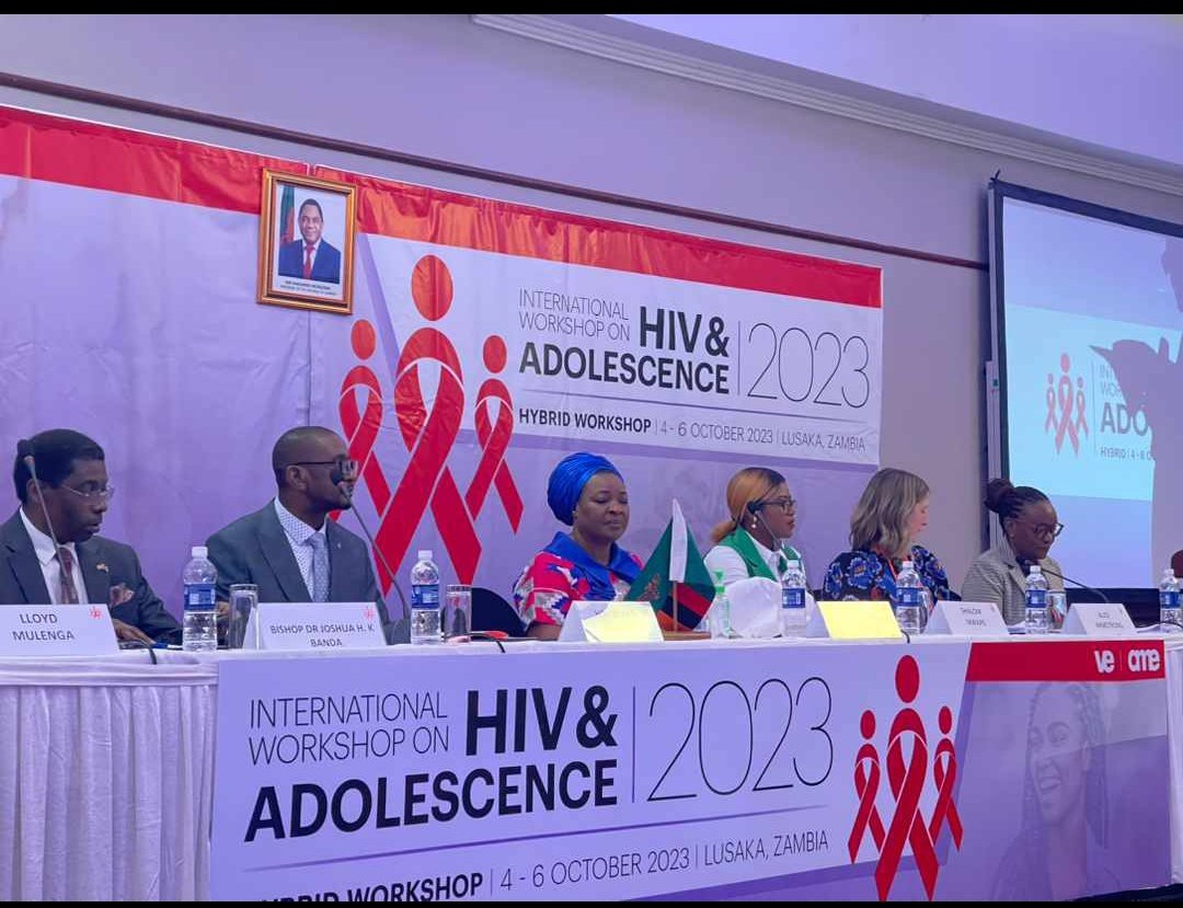 HIV and adolescents workshop happening in Zambia (Lusaka), the first lady of Zambia has blessed us with her presence. 
Young people are transitioning leadership into their hands.