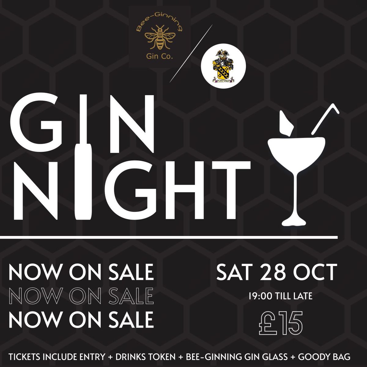 @beeginningco GIN NIGHT TICKETS NOW AVAILABLE!! 🍸

Drop us a message to book your tickets! 👍🏼