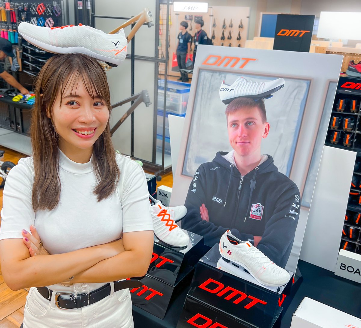 macaroncoloram's tweet image. ポガチャルポーズ😎😎😎

#DMTCycling
#KRSL
@MizutaniBicycle