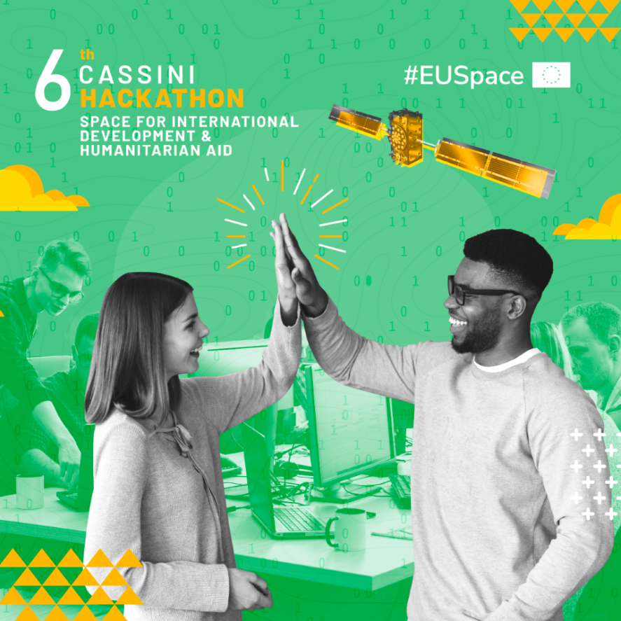 CopernicusEU's tweet photo. The #CASSINIHackathon is back! 🚀🌍
3️⃣challenges in 1️⃣1️⃣ 🇪🇺 location
One of the challenges the hackers will address is related to improving food security and access to clean water through #Copernicus #OpenData
Registration is open at https://t.co/yVTmXfRk49 https://t.co/NZSVsNLCdG