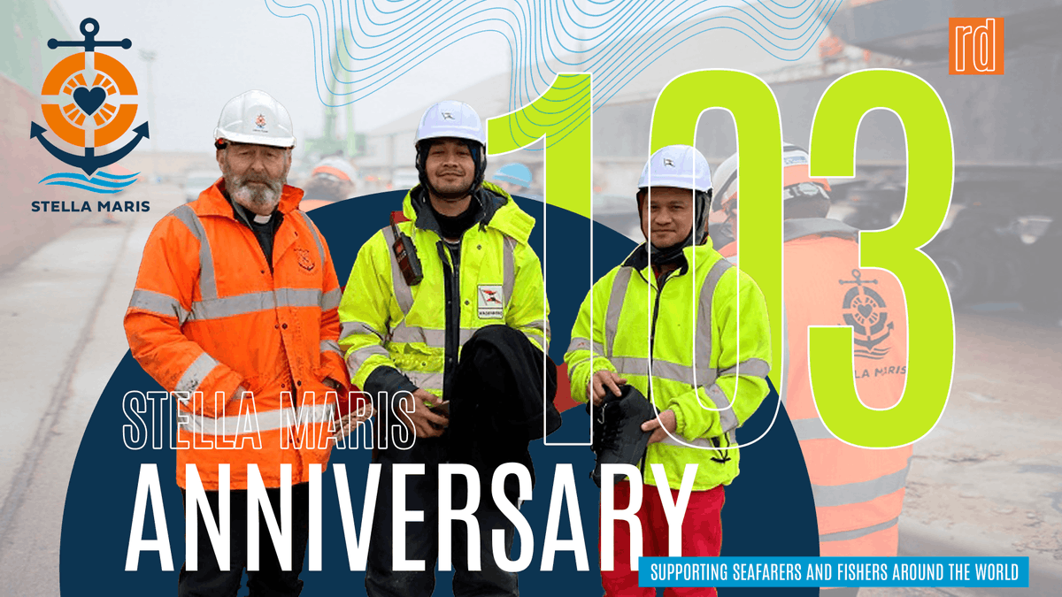 Happy Birthday #StellaMaris 103 years serving the #Peopleofthesea We entrust all people of the Sea to the Lord and Mary, Star of the Sea that they may guide and protect them, amidst the possible storms and threatening waves on the horizon @stellamaris_uk <a href="/VaticanIHD/">Integral Human Development</a> <a href="/Pontifex/">Pope Leo XIV</a>