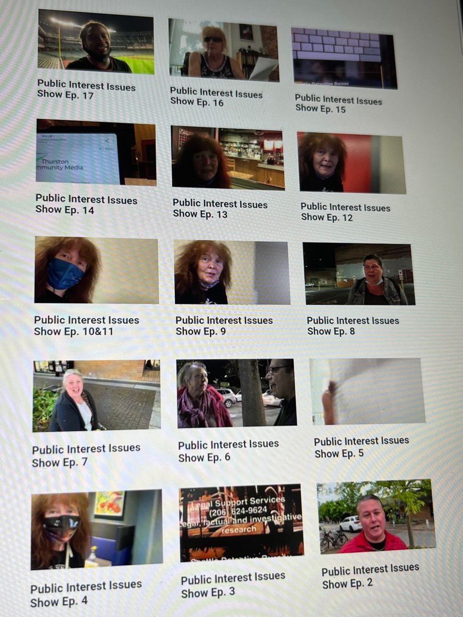 Public interest issues TV (@BuSeattle) / Posts / X