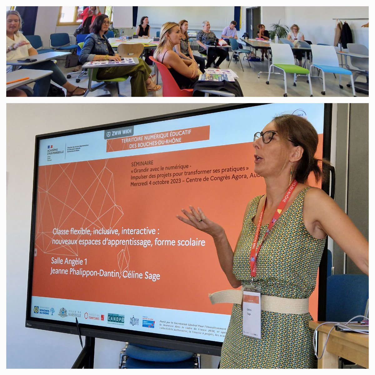 SabineTicaud's tweet photo. #TNE13 Atelier sur la classe flexible animé par @reseau_canope https://t.co/Fp53PS7TAn
