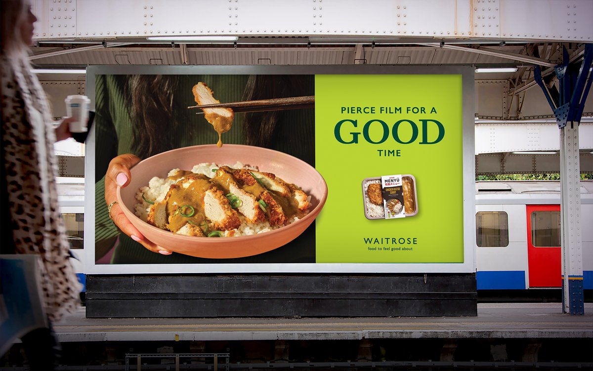 saatchiuk's tweet photo. Good for tired cooks. Good for a midweek quickie. And the start of so much GOOD to come with the incredible #TeamWaitrose. First work with @waitrose out in the world today💥 https://t.co/BTGA6JLsCQ