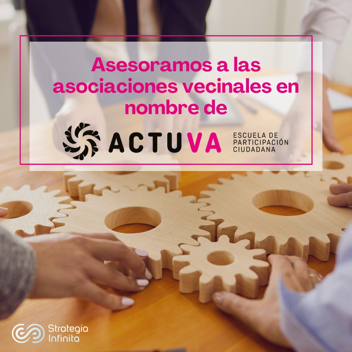 Otra de las labores que desempeñamos en nombre de #ACTUVA es la de asesorar a las asociaciones vecinales sobre sus dudas 🤔

☎️983049880
⌚11:00 a 14:00h y 16:00 a 21:00 de lunes a viernes, excepto festivos y mes de agosto
📩info@escueladeparticipacionciudadana.es